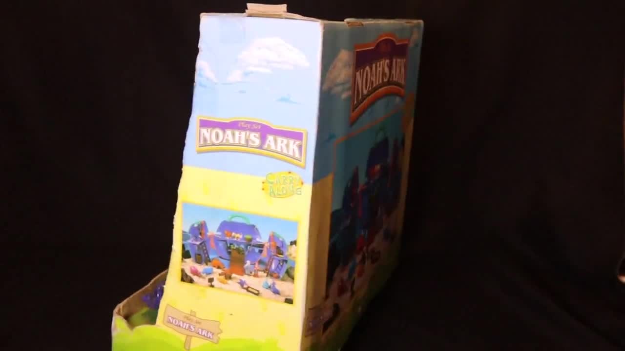 Just Kidz Take-along Noah's Ark Playset Toys Figures Vintage Kmart