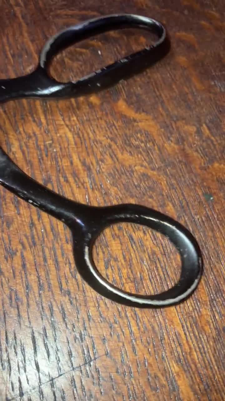 1950s Deluxe Kleencut Pinking Shears Chrome Steel, Made in USA