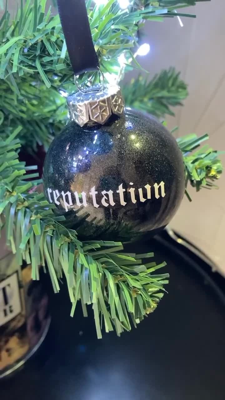 Taylor Swift Eras Glitter Bauble | Album Inspired Ornament - Etsy UK
