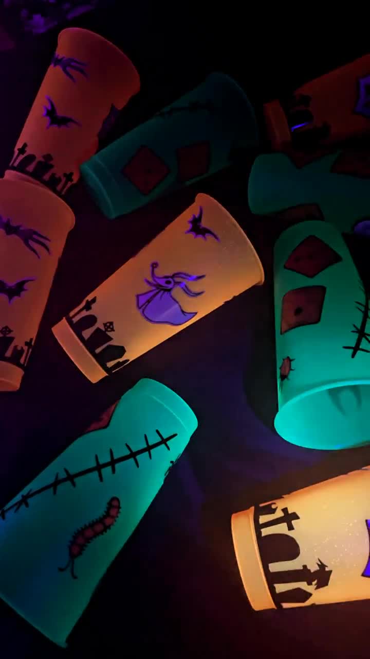 Jack Skellington Halloween Starbucks Återanvändbar 640 ml Tumbler video poster