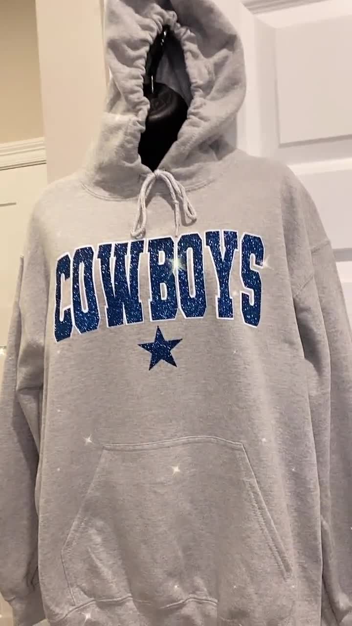 DesignsbyMinaD Cowboys | Football | Dallas | Glitter Tee | Unisex Fit | Sweatshirt | Hoodie