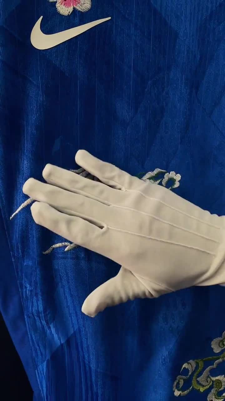 Custom Embroidered Jersey - Soccer Jerseys - Personalized Gifts - Hand-Stitched Jerseys - Handcrafted Artwork - Valentine's Day gift video poster