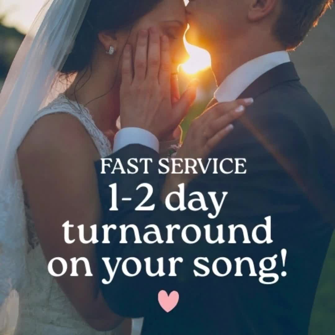 Custom Song MP3 Download – Personalized Anniversary, Wedding, Birthday Gift Lyrics Art video poster