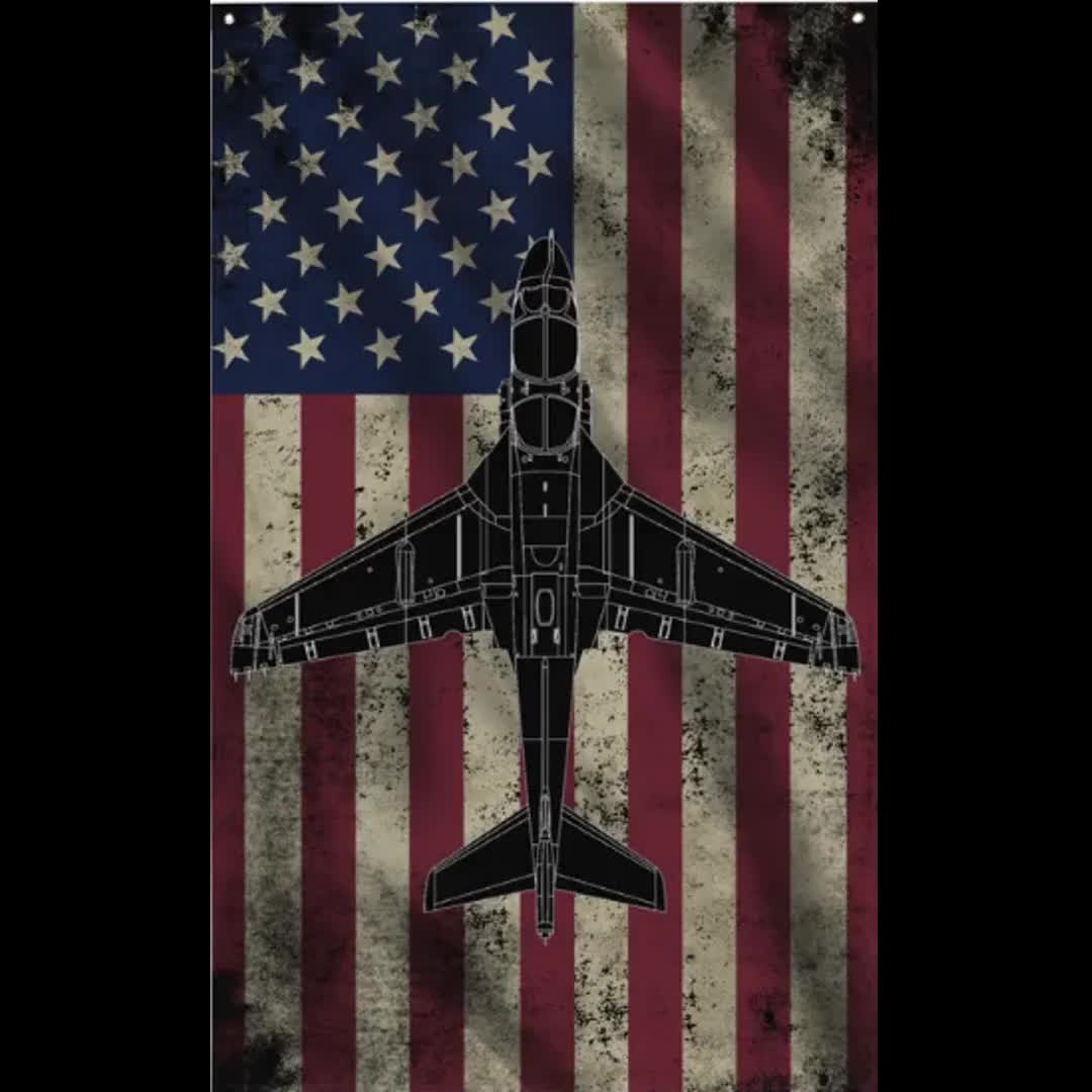 EA-6B Prowler Aircraft Flag video poster