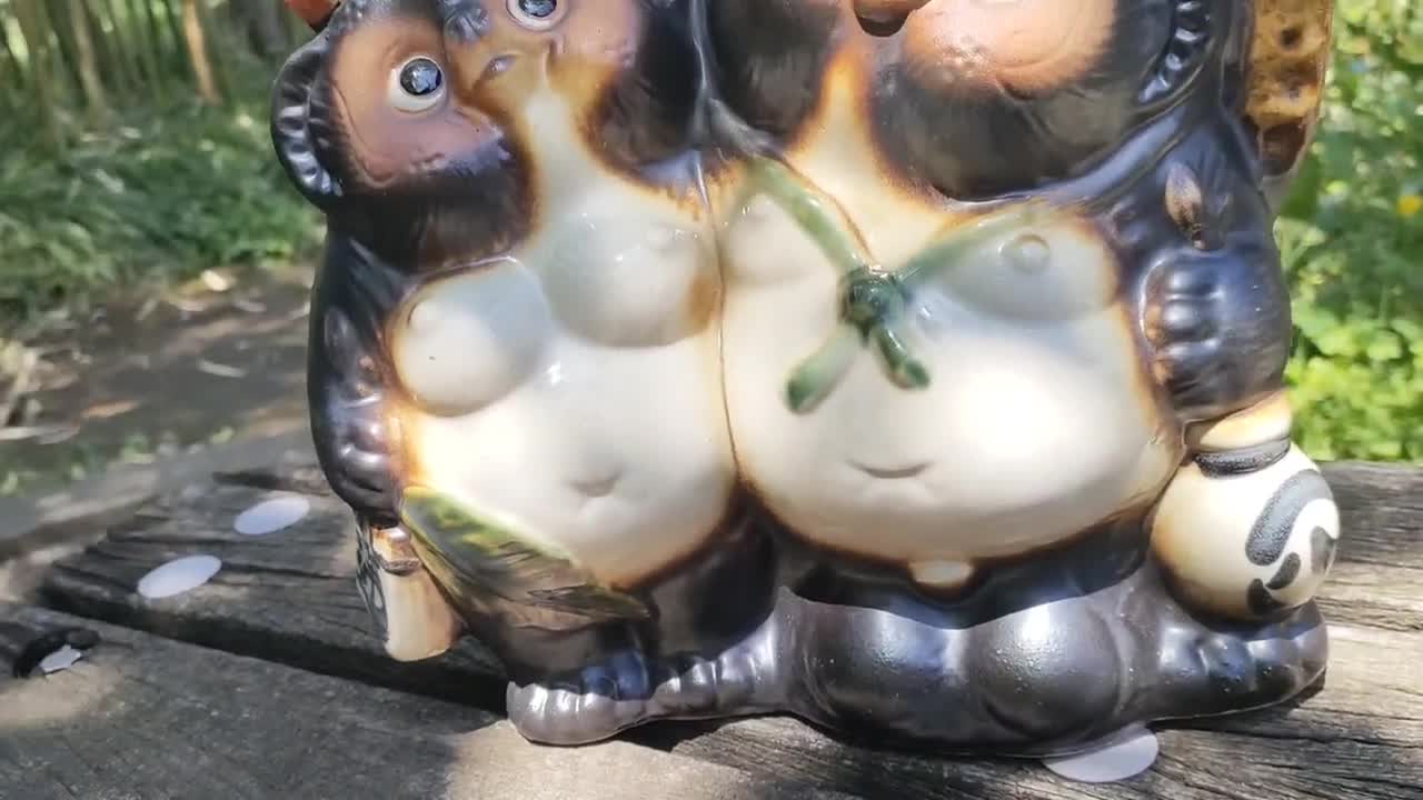 縁起物 信楽焼たぬき 夫婦たぬき - Etsy 日本