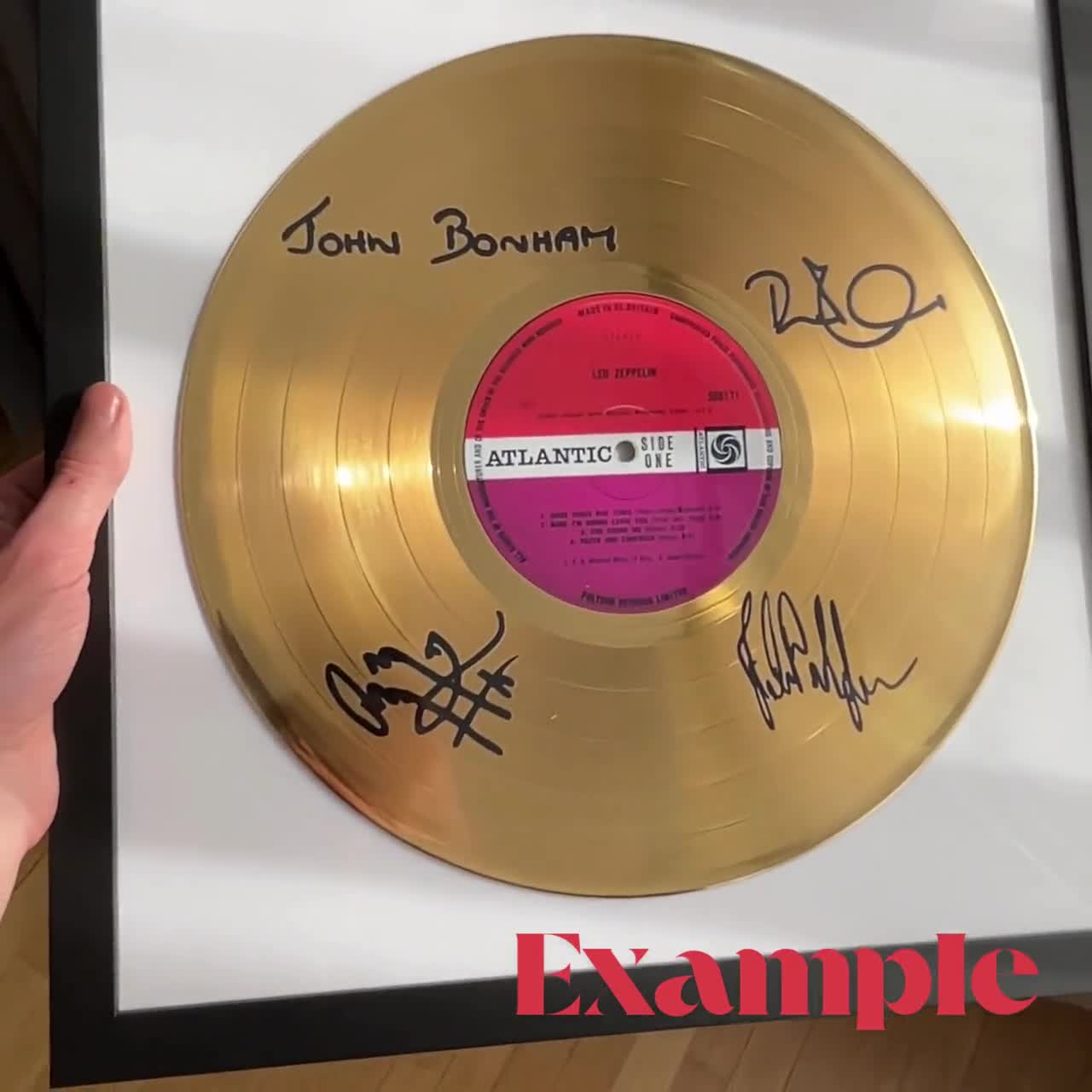 Nujabes Signed Gold Vinyl Record Facsimile - Etsy