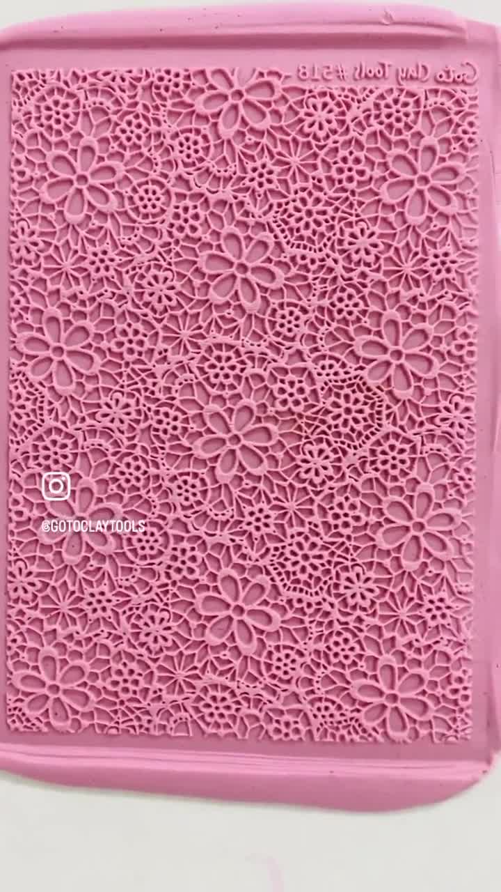 Mushroom Texture Mat for Polymer Clay, Polymer Clay Rubber Texture Mat,  Texture Tile Mats, Fimo, Sculpey, Cernit 552 