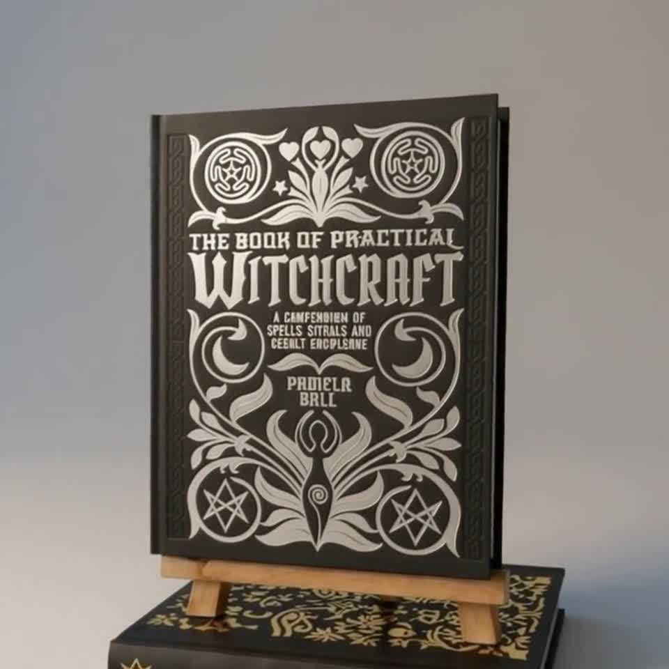 Practical Witchcraft Book of Spells & Rituals – Pamela Ball Hardcover Wicca Magic video poster