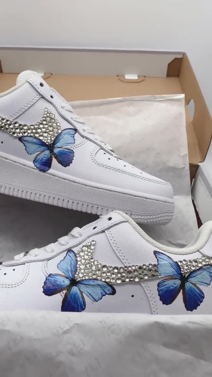 Butterfly Drip Swoosh Custom Air Force 1 🦋😍, Gallery posted by  SoleCraftStudio