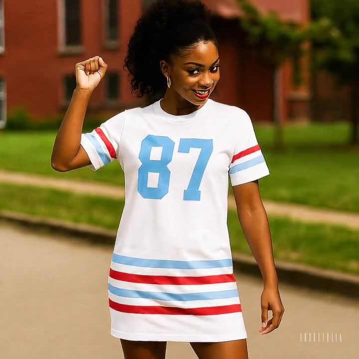black football jersey dress BasketBall BlaCkOWned™️ Jersey Dress – BlaCk OWned OuterWear main image 1