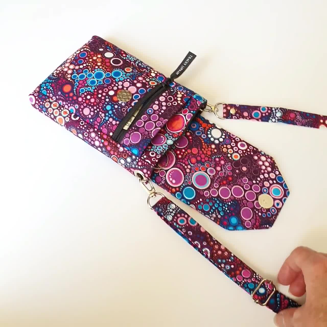 Cell phone bag Money Cat Sewing Pattern and Instructions