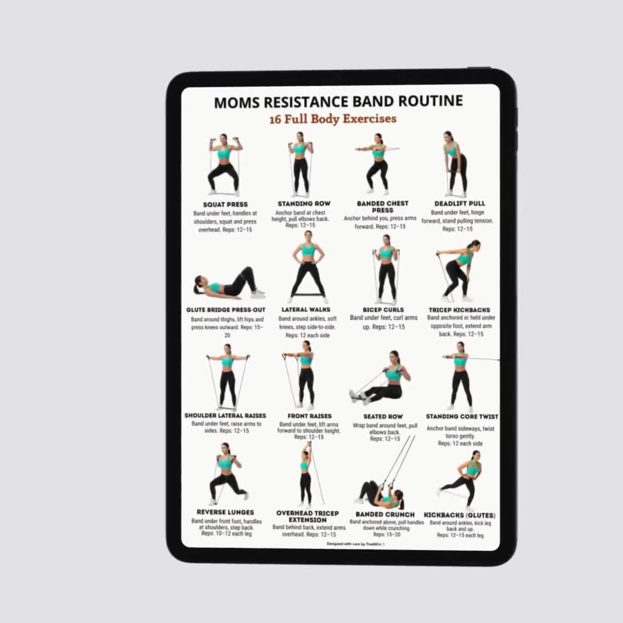 Bande di resistenza regolabili a 7 anelli per la parte superiore del corpo, a casa, allenamento, passeggiate, esercizi, programma di fitness, fascia elastica per il recupero (nero