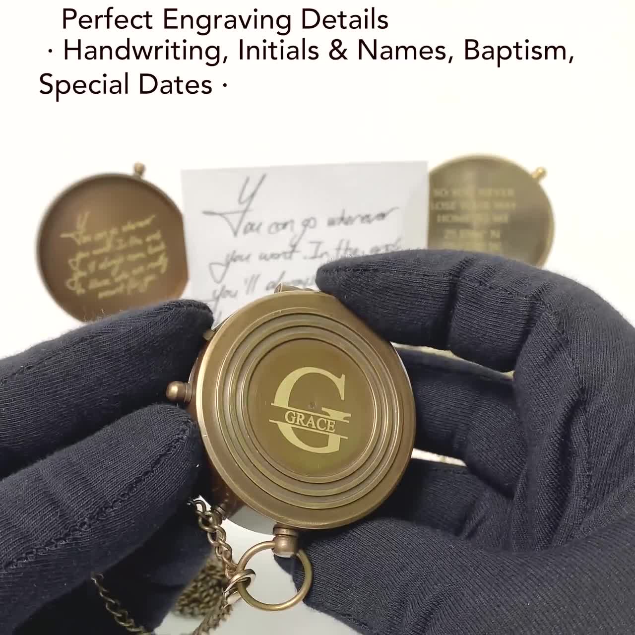 Religious Gifts for Men Engraved Compass for I Know The Plans -God, Camping  Compass Christian Gifts Catholic Boys Girls Baptism Communion