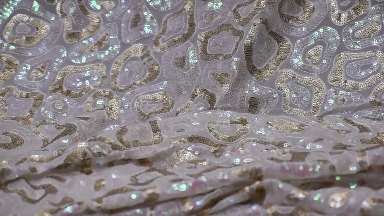 Buy Best Net & Sequins Embroidery Fabric Online in India – The House of  Textiles