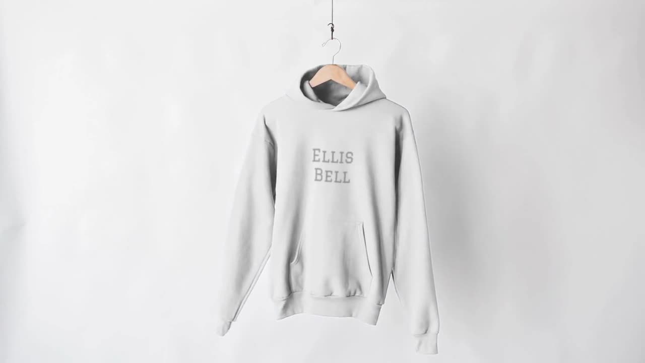 Emily Bronte Hoodie - Ellis Bell Pen Name - Bronte Fan Gift