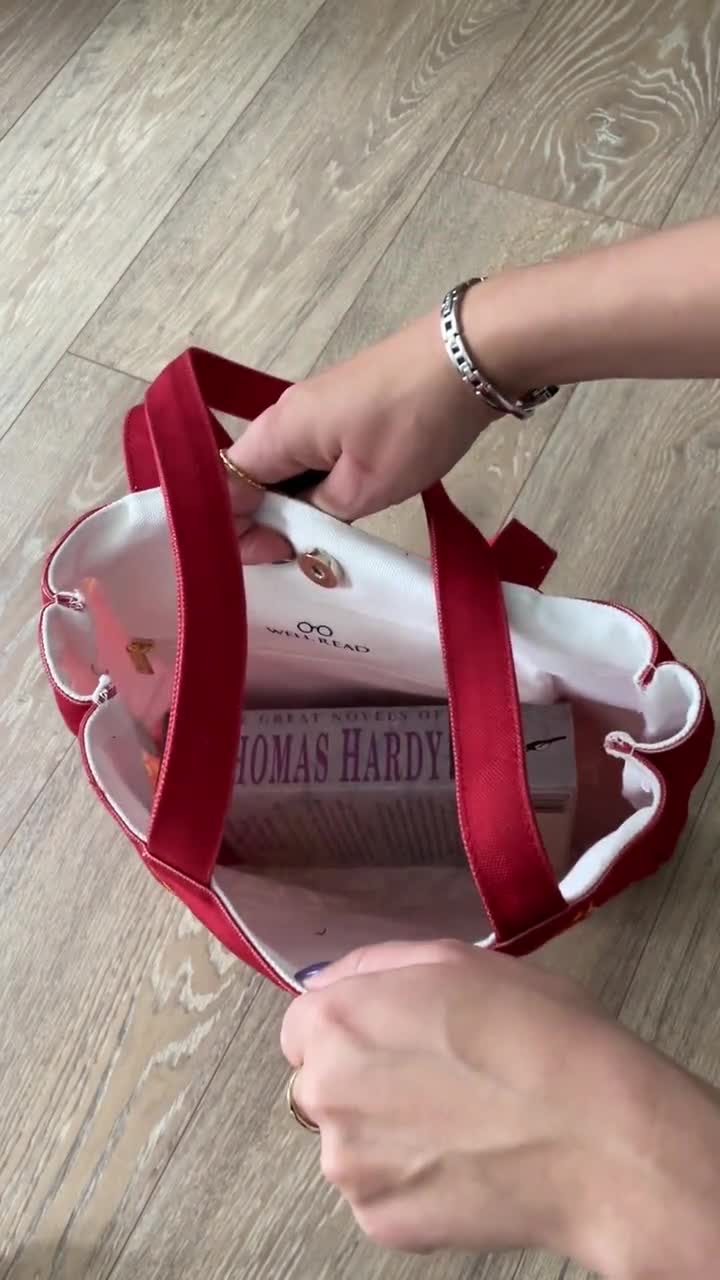 Local US Shipping Emma Red Tote Shoulder Book Novelty Bag -  Ireland