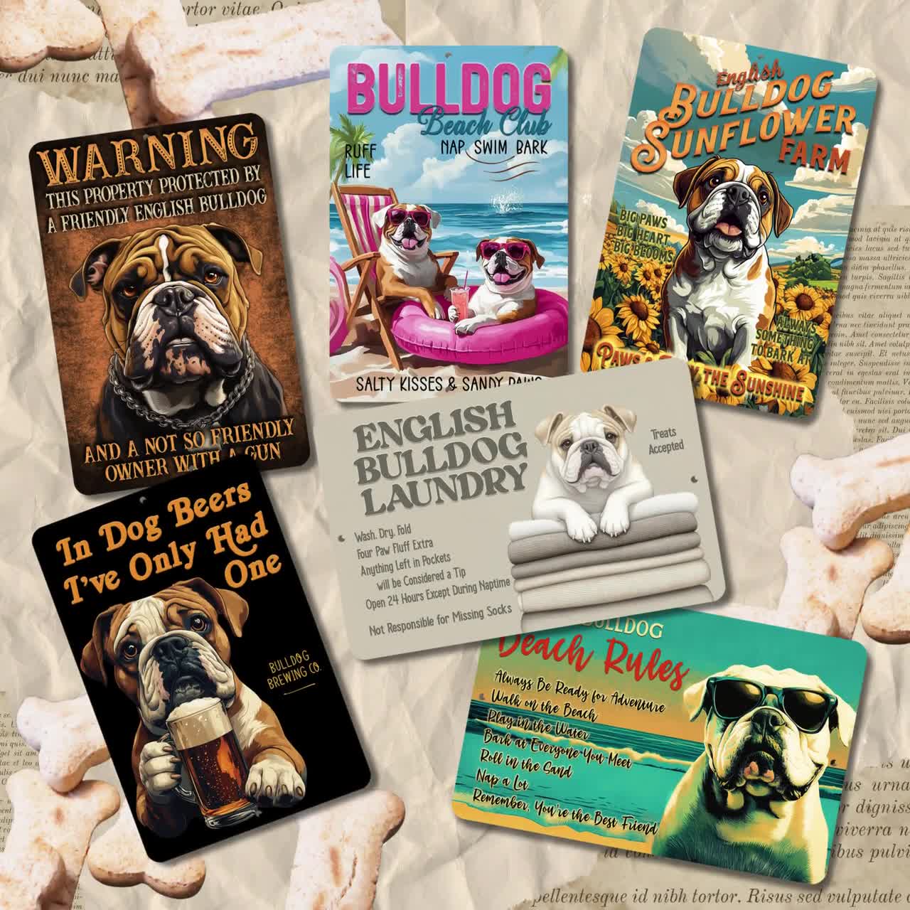 Dogs British Bulldog Single Moulded Coaster - View #6