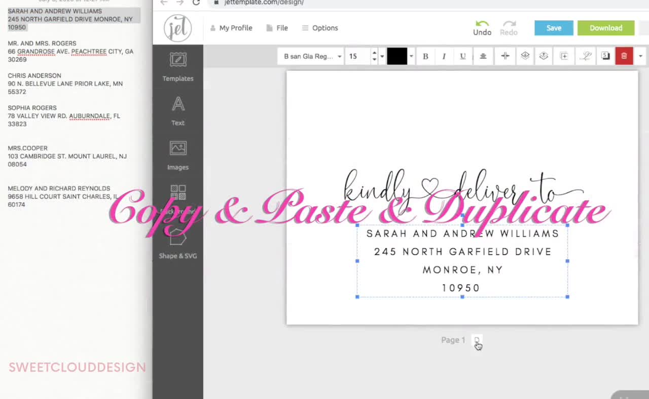 Modern Envelope Address Template Elegant Envelope Address Label