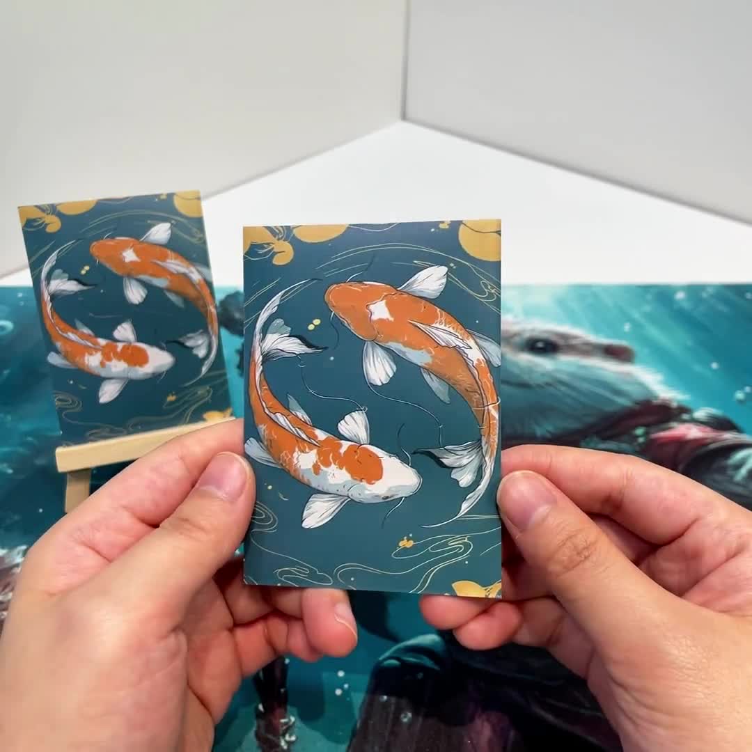 MTGカードスリーブ - 鯉の祝福テーマ、スタンダード＆日本サイズ