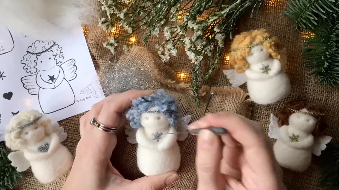 PENGUIN Needle Felting Instructions by the Lady Moth PDF DIY Pattern Make  Your Own Cute Penguin Printable Instructions 