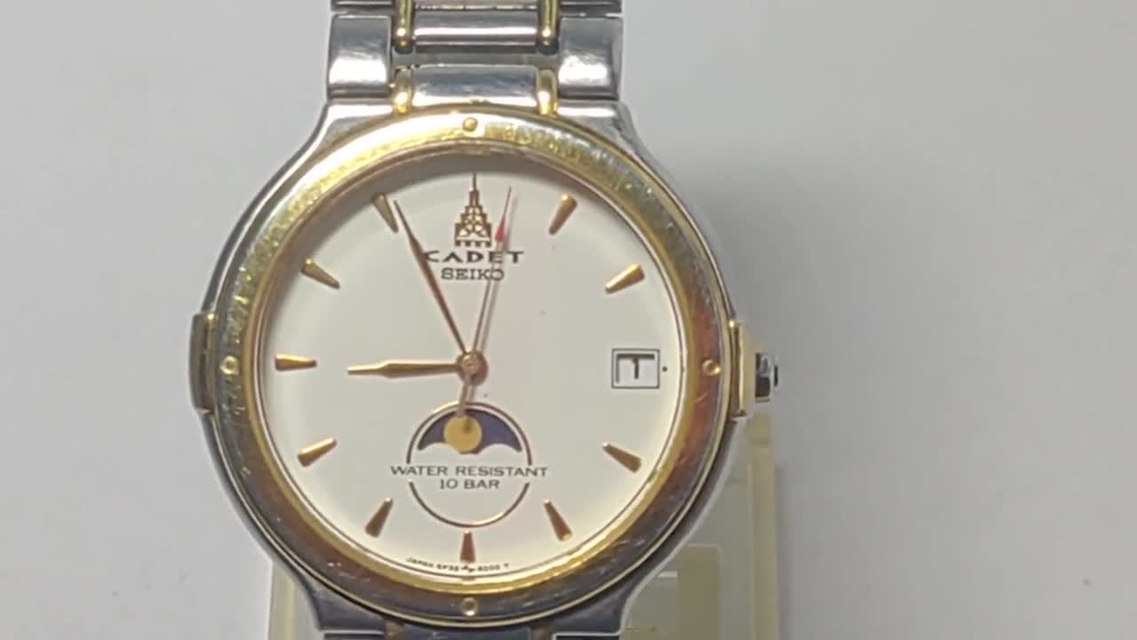 SEIKO CADET 6F32-6000 Moon Vintage Casual Watch - Etsy