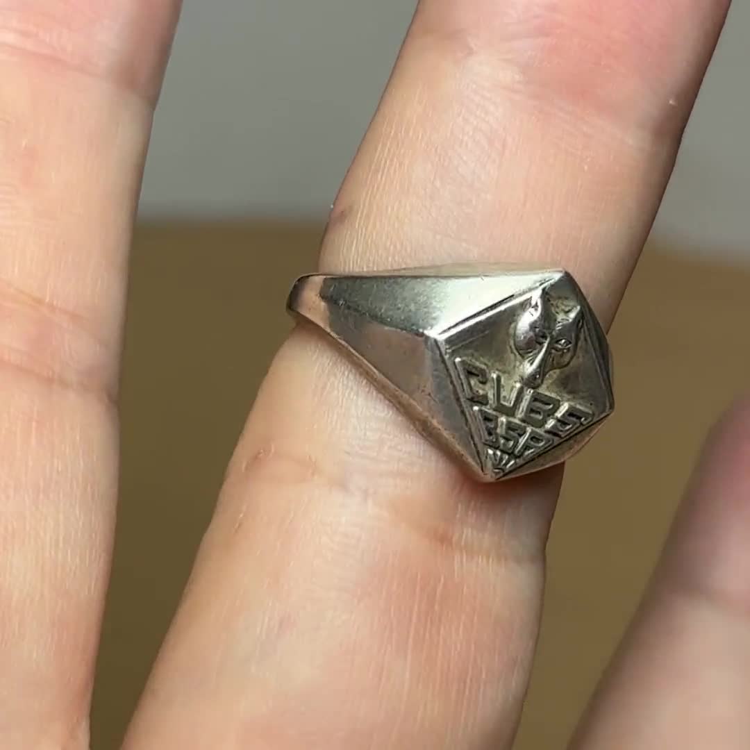 LIND BSA Boy Scouts of American Sterling Silver Cubs Ring Number 7