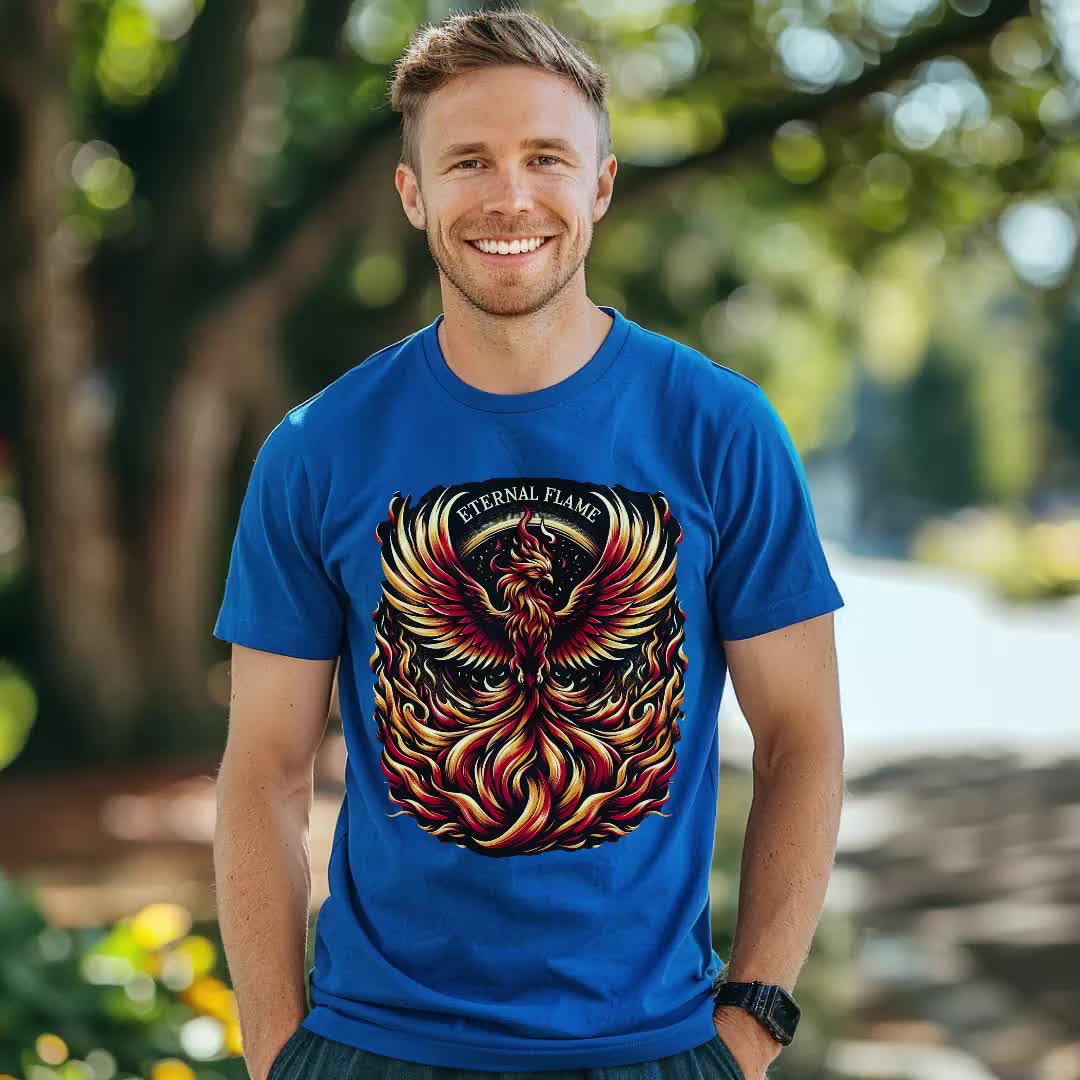 Jeff Mills PHOENIX FUTURE 火の鳥 Tシャツ付　サイン入 Fiery Orange Phoenix T-shirt, Rising From Flames - Etsy