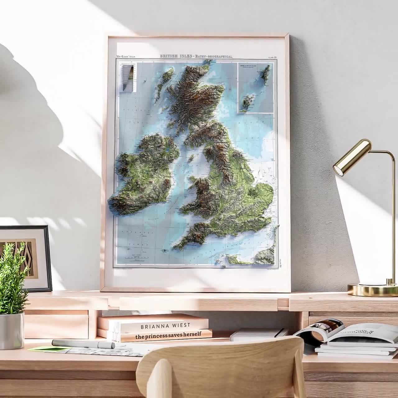 オーストラリア 1967年地形図：ヴィンテージのフラットシェーディング