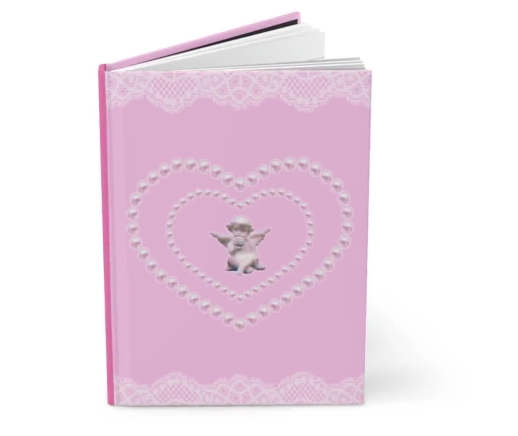 Vintage Diary with a Coquette Aesthetic