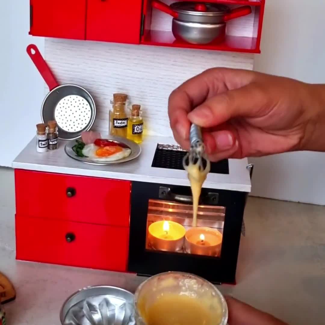 Comida Pequeña Comida Mini De Verdad Horno De Juguete Para Niña