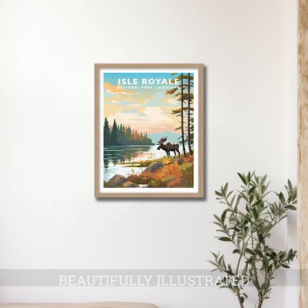 Channel Islands National Park California Travel Print Gift Hiking Wall Art Home Decor Poster video poster