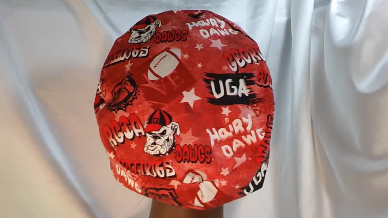 Euro Style Scrub Hat Georgia Bulldogs