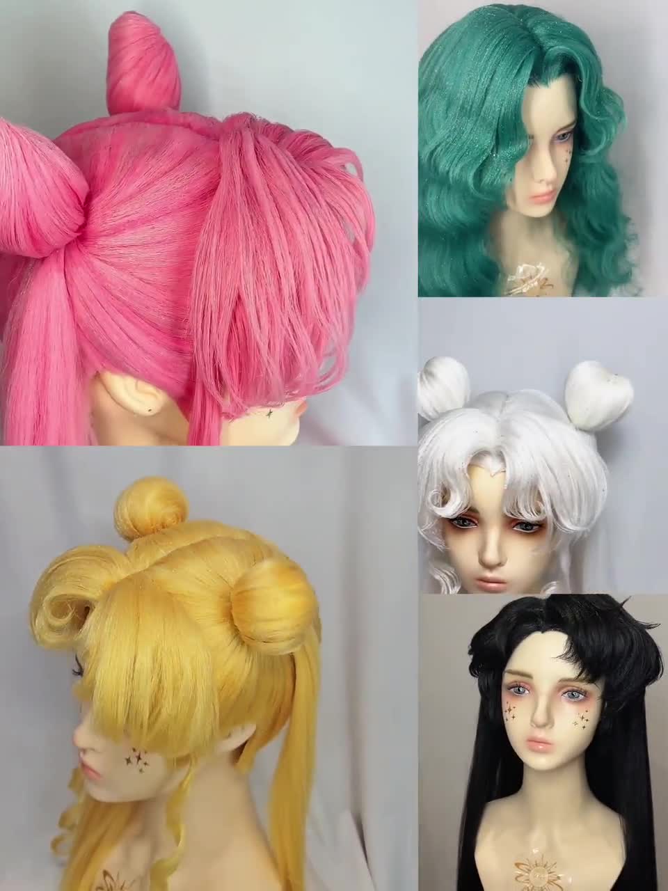 カスタムセーラームーンキャラクターコスプレウィッグ：セーラームーン