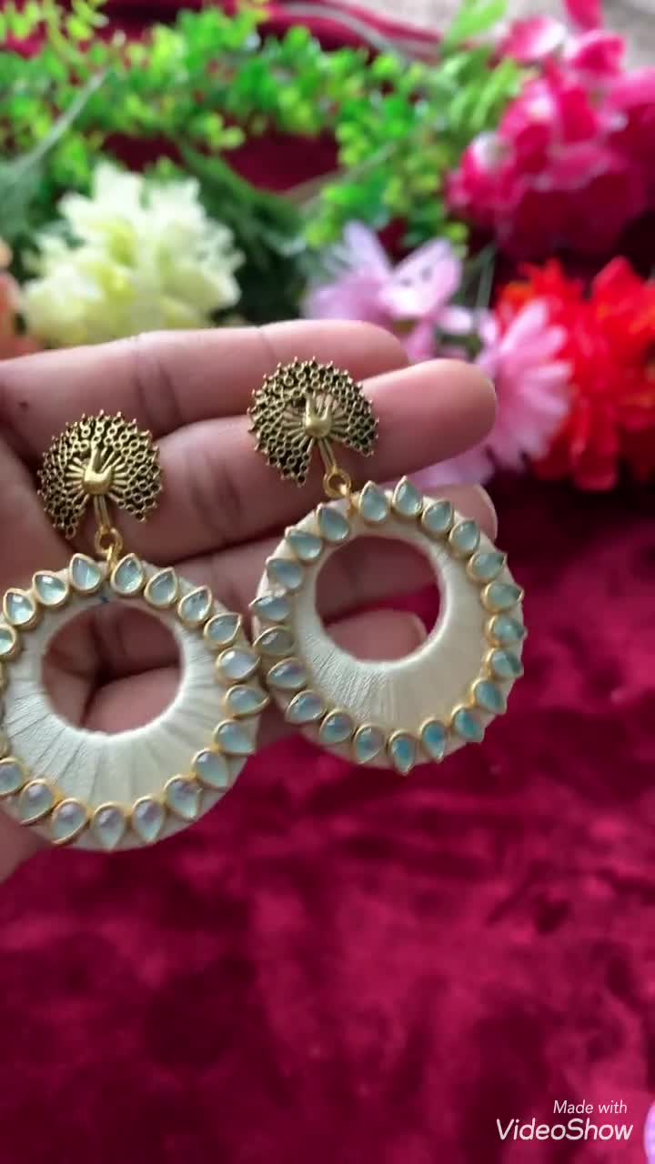 Share 81+ silk thread earrings preparation super hot 3tdesign.edu.vn