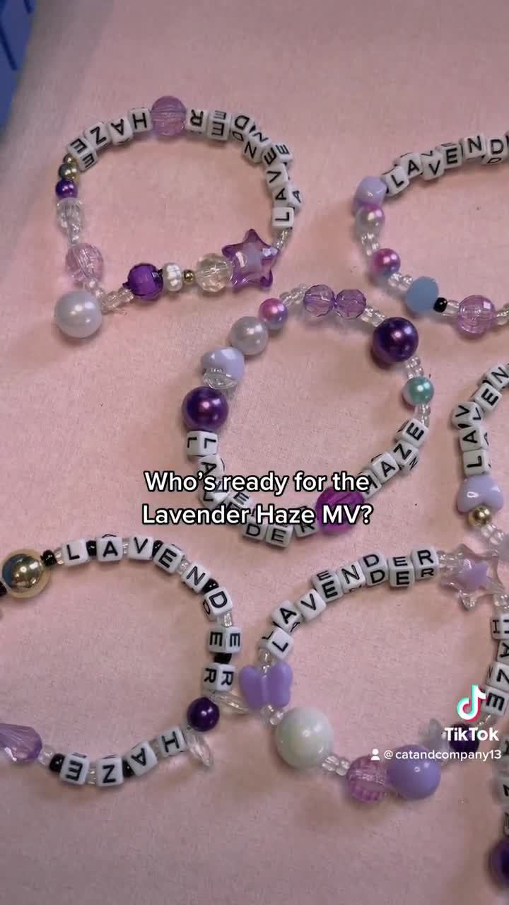 Taylor Swift Friendship Bracelet Lavender Haze - $4 New With Tags - From  shelby