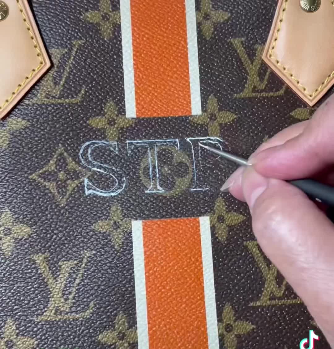 Removal/remove Initials/ Replace Initials/remove Stripes 