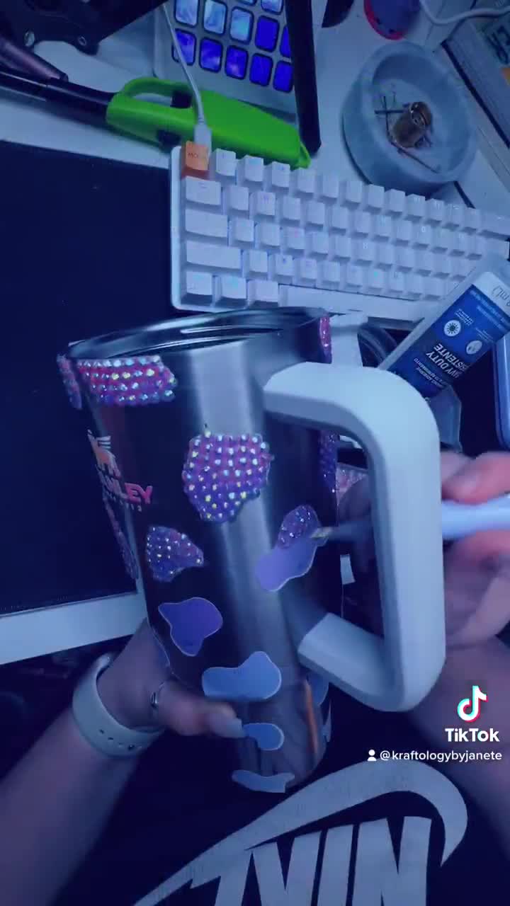 bedazzled cow stanley cup｜TikTok Search