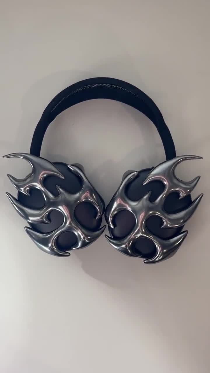 Sharp Cyberpunk Fire Attachment for Airpods Max | Unique Spike