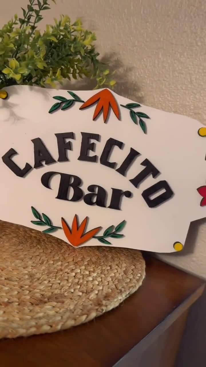 Cafecito Bar Sign video poster