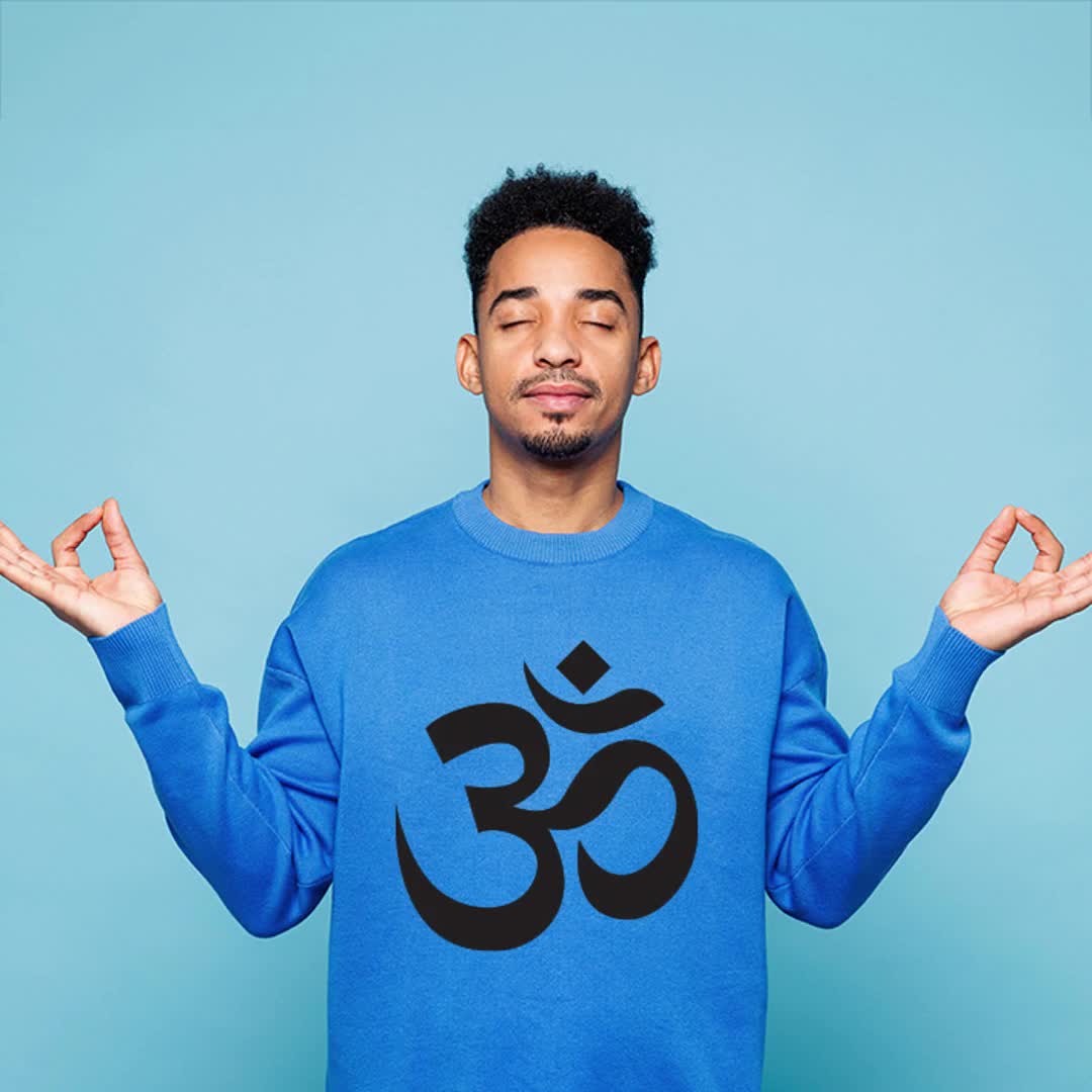 Om（オーム）シンボルベクターセット：ヨガのためのヒンドゥー教仏教の