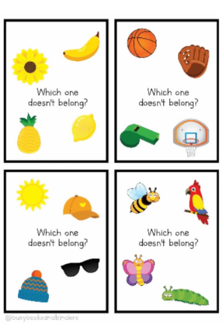 Which One Doesnt Belong Worksheets One Doesn't Belong Worksheets.