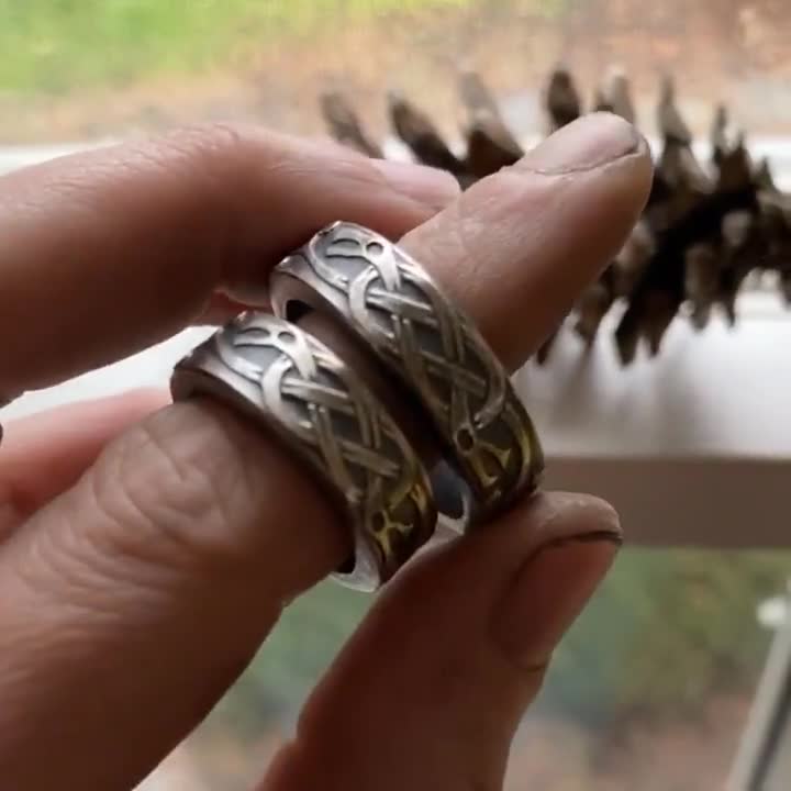 Viking Ring - Jormungandr Ring - Jormungand Viking Jewelry - Mens Ring - Midgard Serpent - Norse Mythology - Asatru - Pagan video poster
