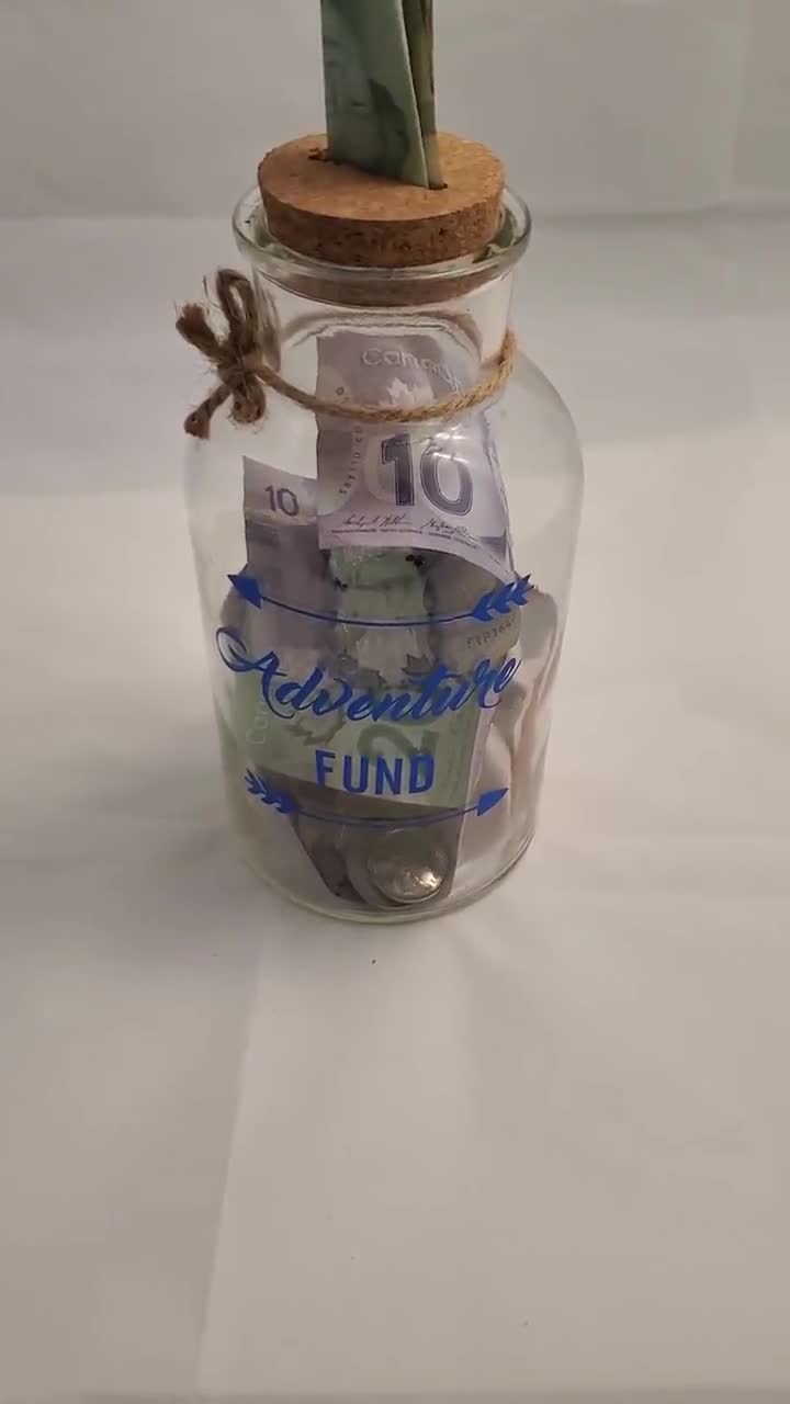 Printable Adventure Fund Travel Fund Jar Piggy Bank Coin -  Australia