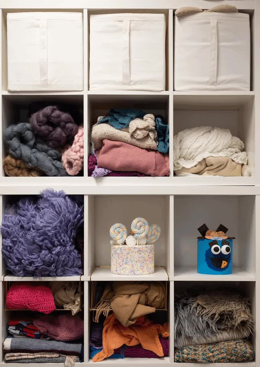 Storage Boxes 33x38x33 Cm Foldable Storage Boxes Kallax Shelving Unit