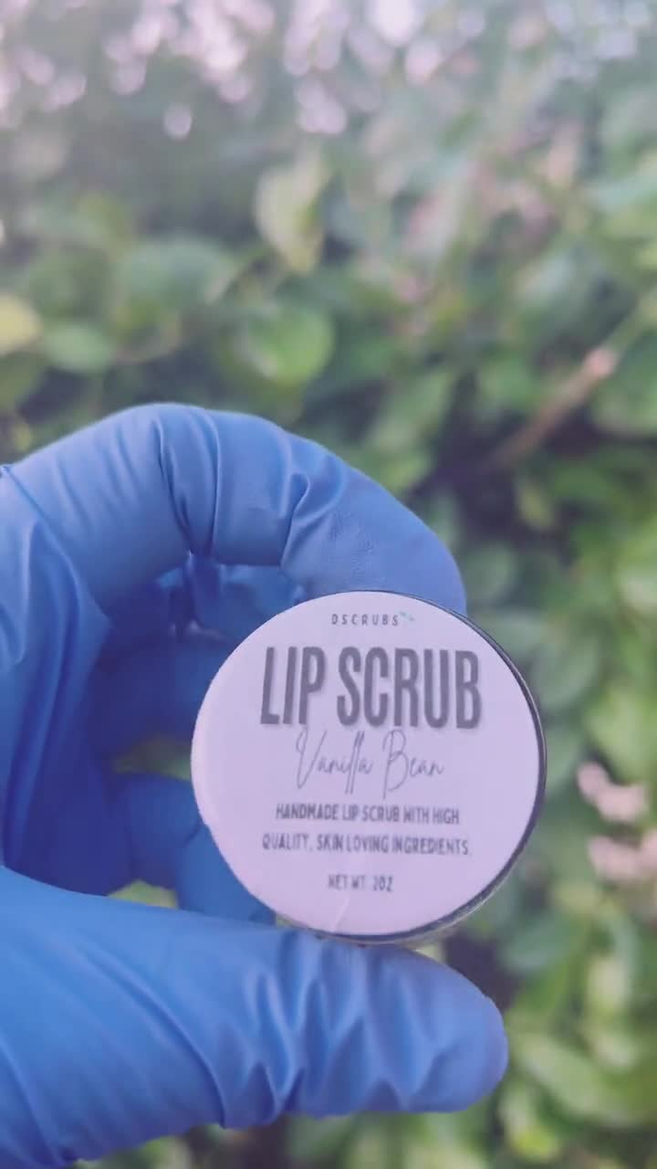 Exfoliante labial de azúcar batida: Cuidado labial exfoliante vegano (45 g) video poster