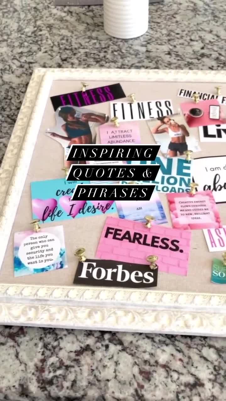 Vision Board Printables Kit, Printable Quotes & Affirmation Cards, Printable Journal & Planner Cards, 3.5x5, 3x4, 2x3