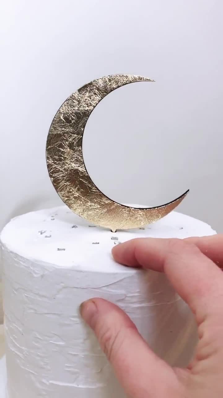 Half Moon Christmas Cake