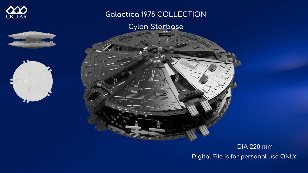 Battlestar Galactica 1978 Fleet | 10 Sci-fi Spaceship Models