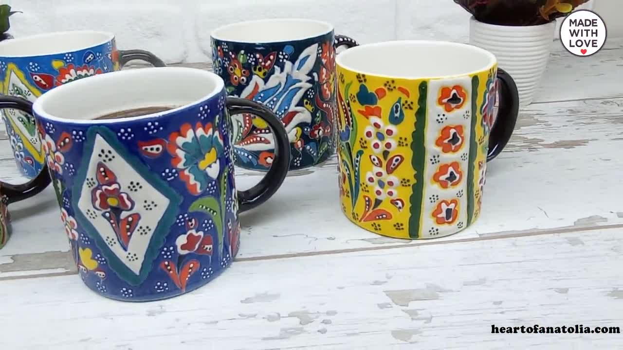 Solo fue a comprar tazas de cerámica para pintar, tazas de café, leche, té,  Kit de