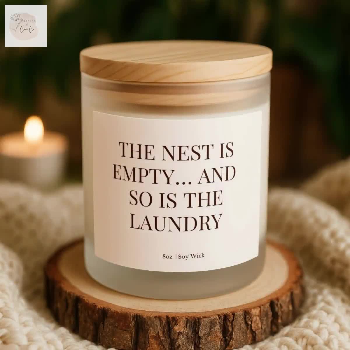 Vela de regalo para nido vacío, regalo para padres con nido vacío, vela divertida para nido vacío, regalo para nueva etapa, regalo para padres, regalo para mamá, regalo para mamá con nido vacío video poster